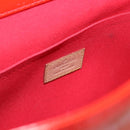 LOUIS VUITTON Monogram Vernis Biscayne Bay GM Bag Rouge M91287 LV Auth BA14386-16