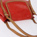 LOUIS VUITTON Monogram Vernis Biscayne Bay GM Bag Rouge M91287 LV Auth BA14386-7