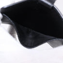 PRADA Card Case Safiano leather Black Silver 2MC122 Auth BA14392A-11