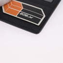 PRADA Card Case Safiano leather Black Silver 2MC122 Auth BA14392A-8
