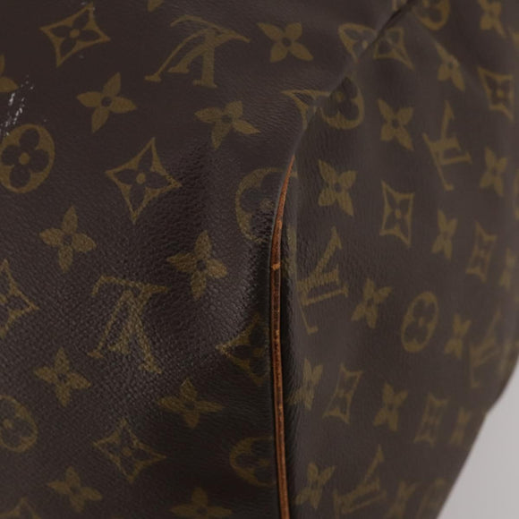 LOUIS VUITTON Monogram Sac Souple 55 Boston Bag M41622 LV Auth BA14394