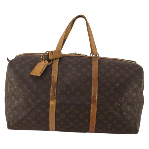 LOUIS VUITTON Monogram Sac Souple 55 Boston Bag M41622 LV Auth BA14394
