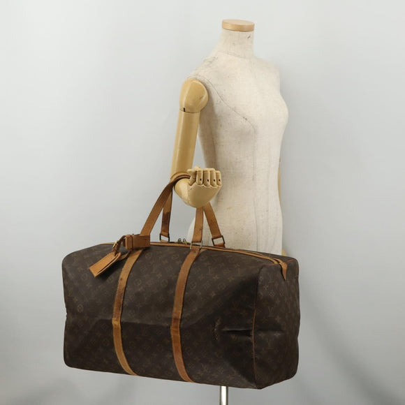 LOUIS VUITTON Monogram Sac Souple 55 Boston Bag M41622 LV Auth BA14394