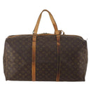 LOUIS VUITTON Monogram Sac Souple 55 Boston Bag M41622 LV Auth BA14394-3