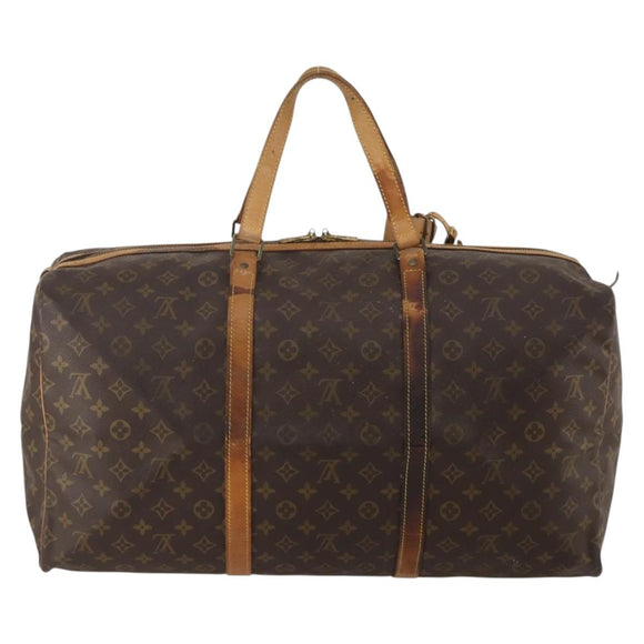 LOUIS VUITTON Monogram Sac Souple 55 Boston Bag M41622 LV Auth BA14394