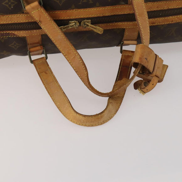 LOUIS VUITTON Monogram Sac Souple 55 Boston Bag M41622 LV Auth BA14394