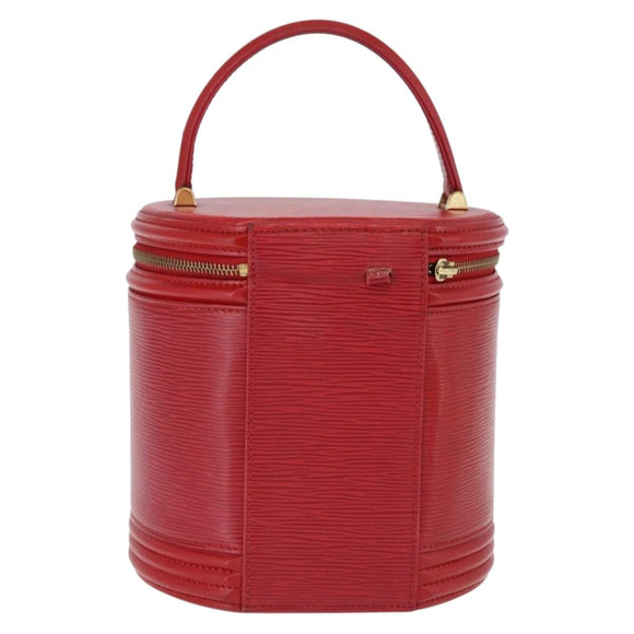 LOUIS VUITTON Epi Cannes Hand Bag Red M48037 LV Auth BA14397