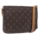 LOUIS VUITTON Monogram Musette Tango Shoulder Bag M51257 LV Auth BA14398A-1