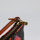 LOUIS VUITTON Monogram Rose Pochette Accessoires Pouch M48615 LV Auth BA143V-9
