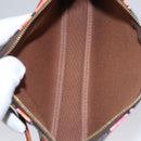 LOUIS VUITTON Monogram Rose Pochette Accessoires Pouch M48615 LV Auth BA143V-10