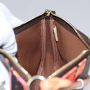 LOUIS VUITTON Monogram Rose Pochette Accessoires Pouch M48615 LV Auth BA143A-20