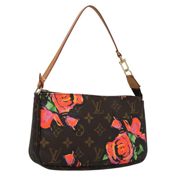 LOUIS VUITTON Monogram Rose Pochette Accessoires Pouch M48615 LV Auth BA143V