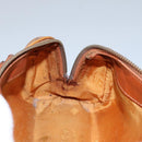 MCM Logogram Vicetos Hand Bag PVC Leather 2way Brown Gold Auth BA1440-11