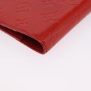 LOUIS VUITTON Monogram Vernis Agenda PM Planner Cover Red R21016 Auth BA14403-17