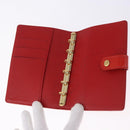 LOUIS VUITTON Monogram Vernis Agenda PM Planner Cover Red R21016 Auth BA14403-8