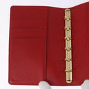 LOUIS VUITTON Monogram Vernis Agenda PM Planner Cover Red R21016 Auth BA14403-19