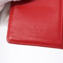 LOUIS VUITTON Monogram Vernis Agenda PM Planner Cover Red R21016 Auth BA14403-21