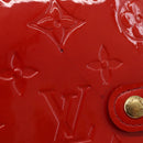 LOUIS VUITTON Monogram Vernis Agenda PM Planner Cover Red R21016 Auth BA14403-2