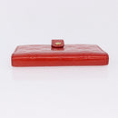 LOUIS VUITTON Monogram Vernis Agenda PM Planner Cover Red R21016 Auth BA14403-5