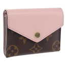 LOUIS VUITTON Monogram Portefeuille Zoe Wallet Pink M62933 LV Auth BA14404-1