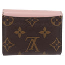 LOUIS VUITTON Monogram Portefeuille Zoe Wallet Pink M62933 LV Auth BA14404-2