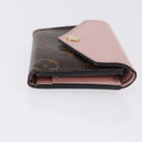 LOUIS VUITTON Monogram Portefeuille Zoe Wallet Pink M62933 LV Auth BA14404-3