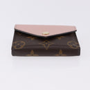 LOUIS VUITTON Monogram Portefeuille Zoe Wallet Pink M62933 LV Auth BA14404-6