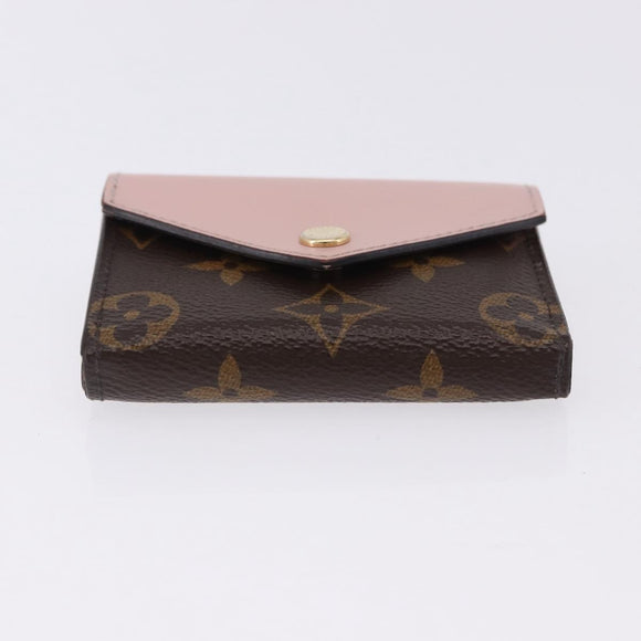 LOUIS VUITTON Monogram Portefeuille Zoe Wallet Pink M62933 LV Auth BA14404