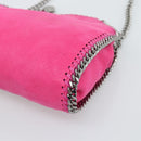 Stella MacCartney Chain Falabella Bag Polyester 2way Pink 391698 Auth BA14406A-16