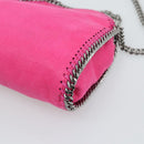 Stella MacCartney Chain Falabella Bag Polyester 2way Pink 391698 Auth BA14406A-18