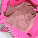 Stella MacCartney Chain Falabella Bag Polyester 2way Pink 391698 Auth BA14406A-9