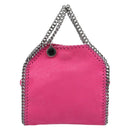 Stella MacCartney Chain Falabella Bag Polyester 2way Pink 391698 Auth BA14406A-13