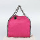 Stella MacCartney Chain Falabella Bag Polyester 2way Pink 391698 Auth BA14406A-12