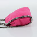 Stella MacCartney Chain Falabella Bag Polyester 2way Pink 391698 Auth BA14406A-3