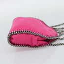 Stella MacCartney Chain Falabella Bag Polyester 2way Pink 391698 Auth BA14406A-4