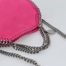 Stella MacCartney Chain Falabella Bag Polyester 2way Pink 391698 Auth BA14406A-7