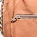 CELINE Macadam Canvas Shoulder Bag PVC Leather Brown Gold Auth BA14407A-21