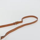 CELINE Macadam Canvas Shoulder Bag PVC Leather Brown Gold Auth BA14407A-8
