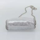 Stella MacCartney Chain Falabella Bag polyester 2way Silver Auth BA14408A-11