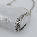 Stella MacCartney Chain Falabella Bag polyester 2way Silver Auth BA14408A-12