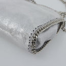 Stella MacCartney Chain Falabella Bag polyester 2way Silver Auth BA14408A-14