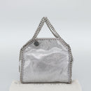 Stella MacCartney Chain Falabella Bag polyester 2way Silver Auth BA14408A-24