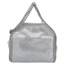 Stella MacCartney Chain Falabella Bag polyester 2way Silver Auth BA14408A-3