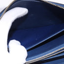 LOUIS VUITTON Monogram Vernis Zippy Long Wallet Grand blue M90047 Auth BA14414-18
