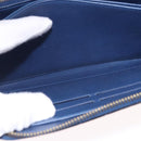 LOUIS VUITTON Monogram Vernis Zippy Long Wallet Grand blue M90047 Auth BA14414-21