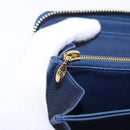 LOUIS VUITTON Monogram Vernis Zippy Long Wallet Grand blue M90047 Auth BA14414-10