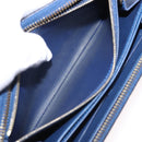 LOUIS VUITTON Monogram Vernis Zippy Long Wallet Grand blue M90047 Auth BA14414-11