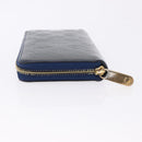 LOUIS VUITTON Monogram Vernis Zippy Long Wallet Grand blue M90047 Auth BA14414-4