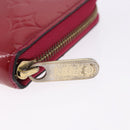 LOUIS VUITTON Monogram Vernis Zippy Long Wallet Rose Andian M91597 Auth BA14415-8