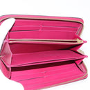 LOUIS VUITTON Monogram Vernis Zippy Long Wallet Rose Andian M91597 Auth BA14415-9